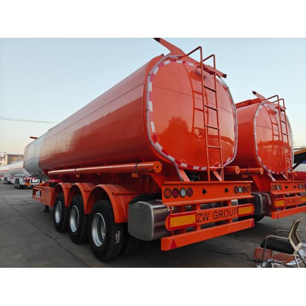 70 Ton Stainless Steel Fuel Tank Semi-Trailer Flatbed Chassis for Oil Tanker 40FT 20FT