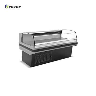 Horizontal Seafood Display Cooler 1.5M / 2M Commercial Refrigerated Display Cabinets