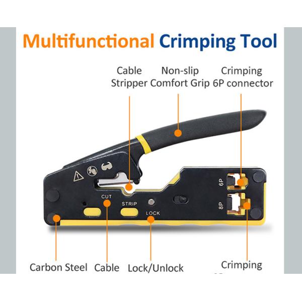 Комплект инструментов Cat7 RJ45 Cable Tester Network Wiring Tools Repair Kit Сетевой набор инструментов Cat7