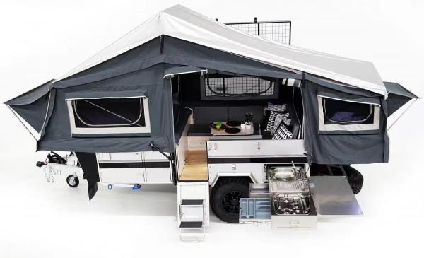 All Terrain Rv Off Road Trailer Caravan Powerful Independent Suspension System