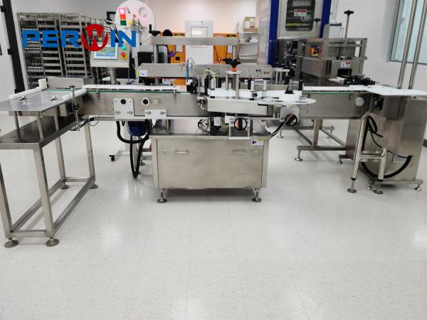 Machine de remplissage de médias à moteur servo-servo Siemens PLC à six canaux Delta avec système de pesage automatique