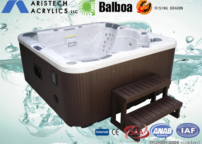 WOW! 3 Seats + 2 Lounges, Balboa GS510SZ and 1-Speed,3HP Outdoor Whirlpool Massage Bathtub