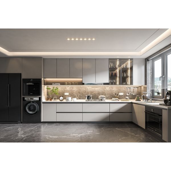 Factory Direct Complete Kitchen Cupboards Furniture Set Modern Cabinet Designs