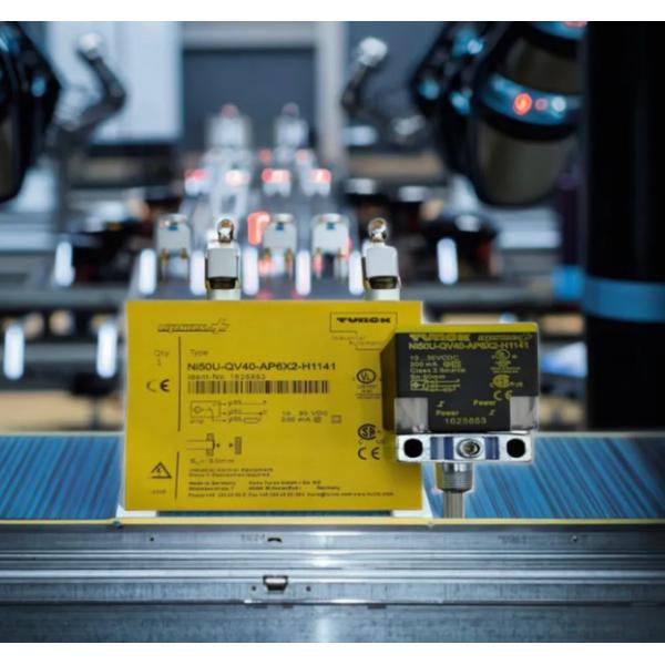 Interruptor de proximidad inductivo inteligente Turck NI50U-QV40-AP6X2-H1141 para automatización industrial