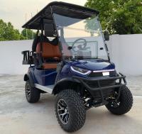Équipé d'un système de stationnement électromagnétique Mousse privée Chariot de golf électrique soulevé 4 passagers Chariots de chasse chinois