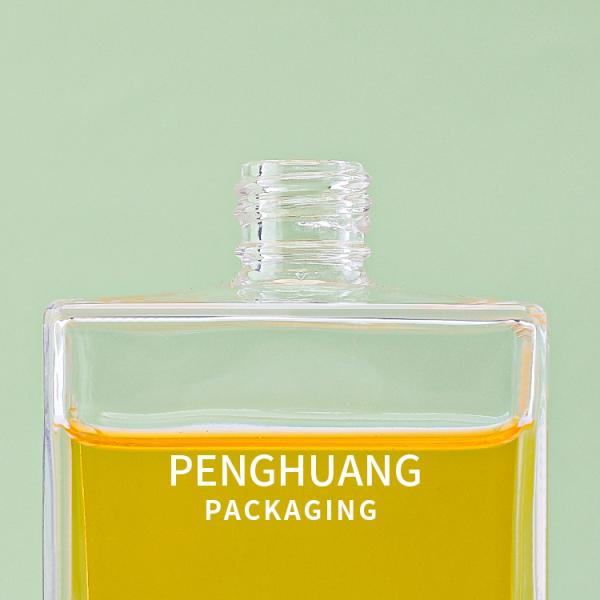 15ml 30ml 50ml 100ml Serum Dropper Bottle Oil Packaging Glass Square Shape
