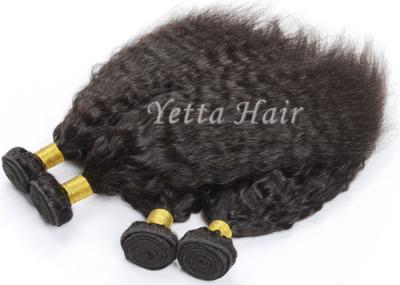 Weave peruano reto perverso elegante do cabelo humano para mulheres negras