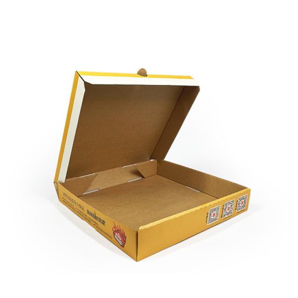 Kraft Paper Pizza Box for Food Container Package Gross Weight 0.500kg in Bulk