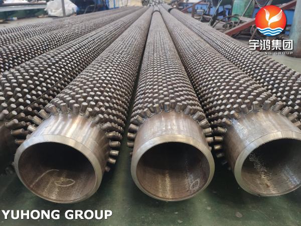 T9 Tubos de aleta con tacho para transferencia de calor en la sección de convección del horno de calefacción tubular