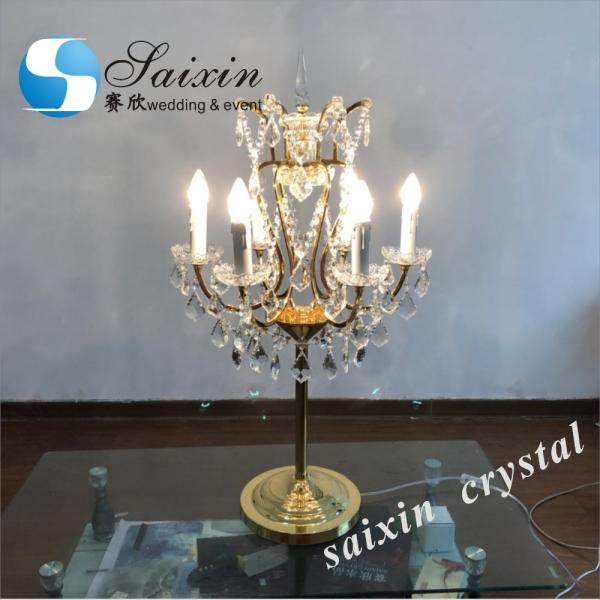 Свадебный кристаллический цветочный стенд Центр с зеркальным цветочником 150 см