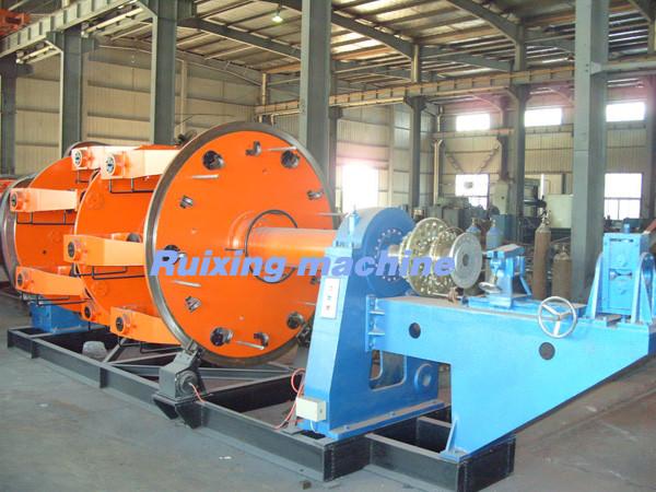 500 Cage stranding machine for stranding Al wires and ACSR, insulated wire with back-twist