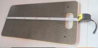 Resistente à água Negro Anti-derrapante Tapete de embalagem 440g Scrub Board Washboard Anti Alip Bath Mat