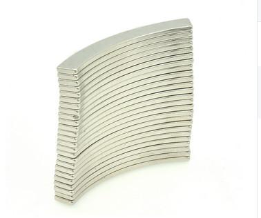 High Power Neodymium Arc Segment Magnets Smooth Surface Treatment