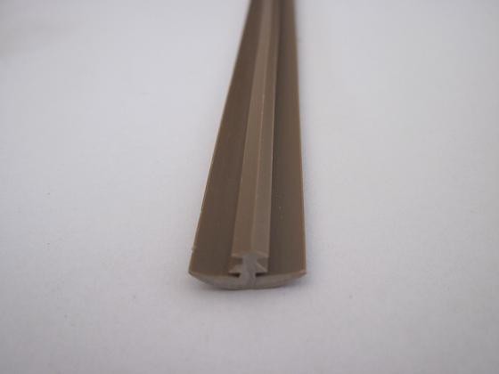15mm width T molding/T proile/edge banding/PVC/brown/any color/any length