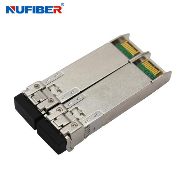 WDM Transceiver 10Gbps LC SFP Module BIDI 1270 / 1330nm 40km DDM