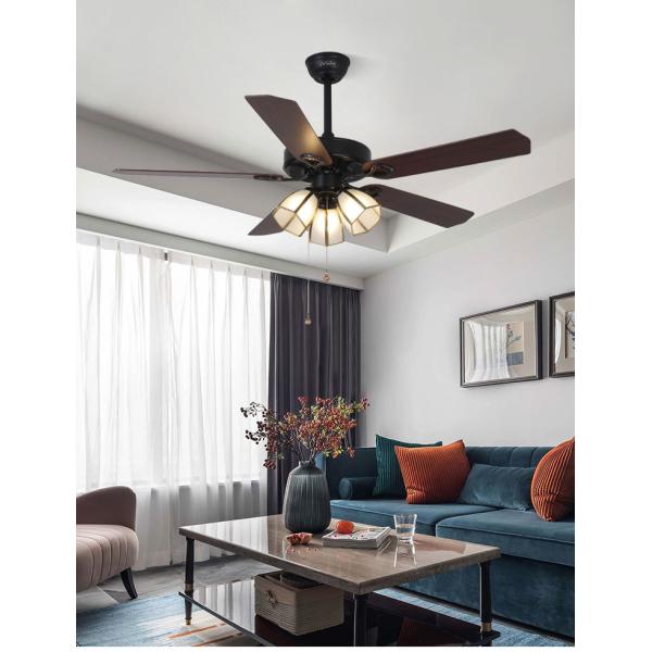 Ventilador de teto de alta velocidade com tensão de entrada de luz V 110-240V/50Hz-60Hz Material metálico