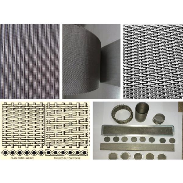 SS304 SS316 1-500 сетка из нержавеющей стали обыкновенная/Twill/Dutch Woven Crimped Square Metal Mesh Sieving Screen Filter Wire Mesh