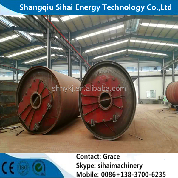 38 т Машины масса Рециклирование резинового масла Производственная линия с напряжением 380 В