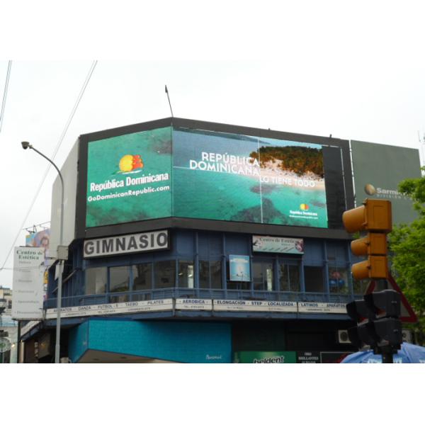 Fixed Install HD LED Display P10 SMD Full Color Outdoor Panel 10000 Pixel /㎡ Pixel Density