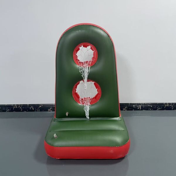 Inflatable Children'S Throwing Toys PVC Inflatable Rugby Throwing Base Pitching And Scoring Props