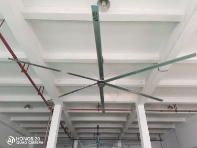 7.3m Ventilação de teto de gado Ventiladores de 1500w com 6 lâminas