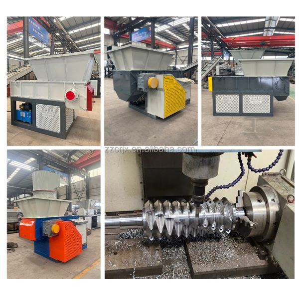 800 Single-Shaft Shredder Designed for Plastic Fabric Strips Leather Used Clothing Metal Bales and More