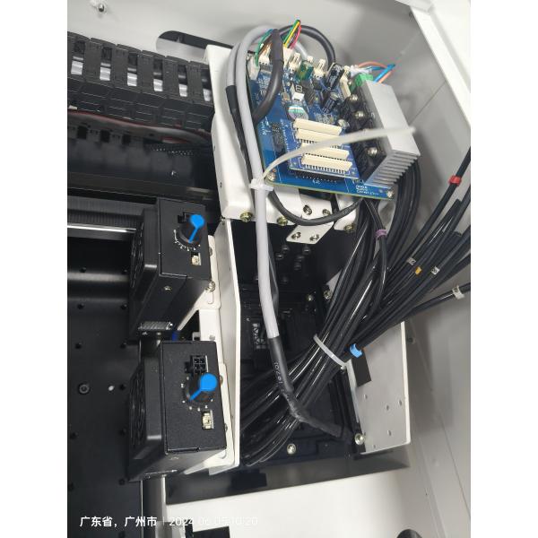 Máquina de impressão UV de vidro plano com resolução de 1440 dpi Duas cabeças de impressão com tinta CMYK W