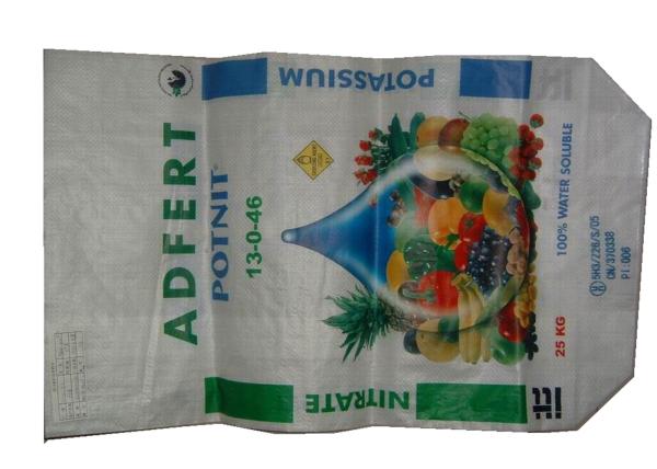 15KG - 25KG BOPP Laminated PP Woven Bags , Woven Polypropylene Sacks