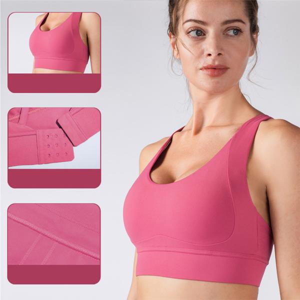 O sutiã sexy Traceless de 7 esportes das mulheres de Nuls das cores curva a parte superior traseira da colheita do amortecedor