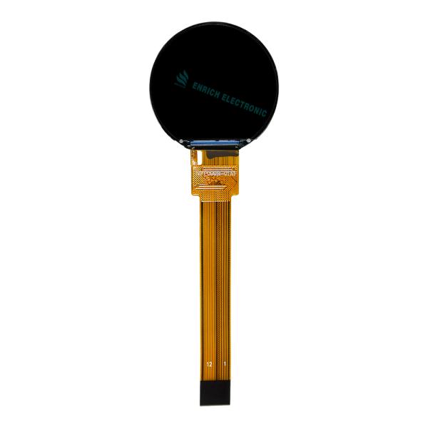 0.99 Inch Circular TFT LCD Display 125x115 Resolution SPI Compact