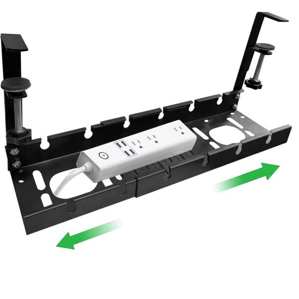 Нет сверлового стального стола кабельной поднос вытягиваемая проволока Управление стойка металлический проволока кабельный держатель