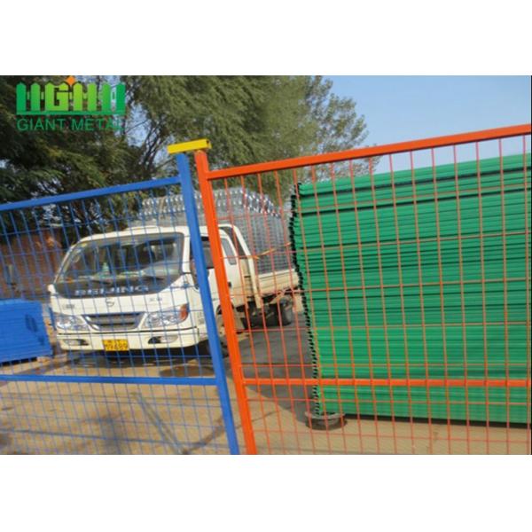 Горячие окунутые панели загородки Temp обеспечения безопасности на дорогах Retractable 6ft