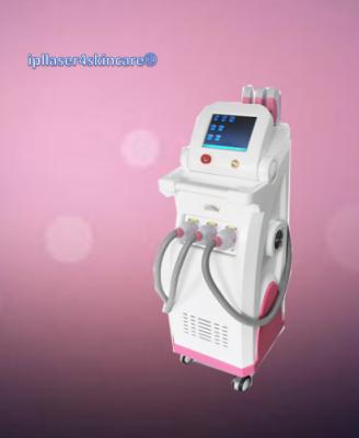 Multifunctional machine with OPT+IPL+Nd yag laser+RF handpieces and Best price for clinic and salon