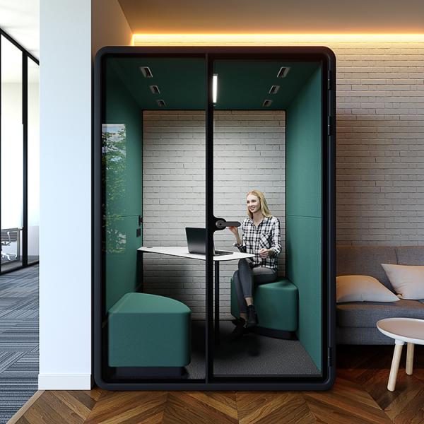 American standard Excellent insulation office pod indoor Middle size for 1-2 person Factory direct supply with nice ventilation system