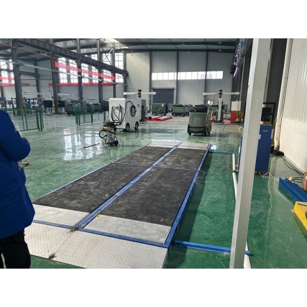 Cartesykj Luxury 4 flats brake tester side slip tester axle load tester suspension tester 4T Vehicle inspection equipment vehicle test lane for car 4CTHPB-4