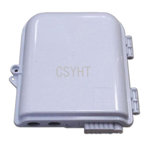 Rainfall Resistant Fiber Optic Cable Junction Box 12 Ports ABS Plastic With Splitter