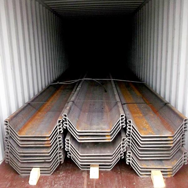 AZ48-700 AZ50-700 AZ52-700 Carbon Steel Profile Z Type Larssen Steel Sheet Pile