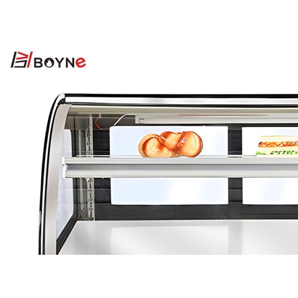2 Layer Cake Cooling Display Cabinet Tabletop Sandwich Showcase