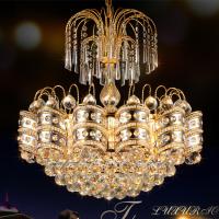 Cor do ouro da sala de visitas E14 Crystal Pendant Light Dia 48cm da casa de campo