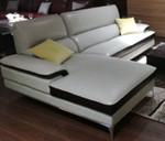 Contemporary Leather Sectional Sofa / Leather Reclining Sectional With Chaise Lounge
