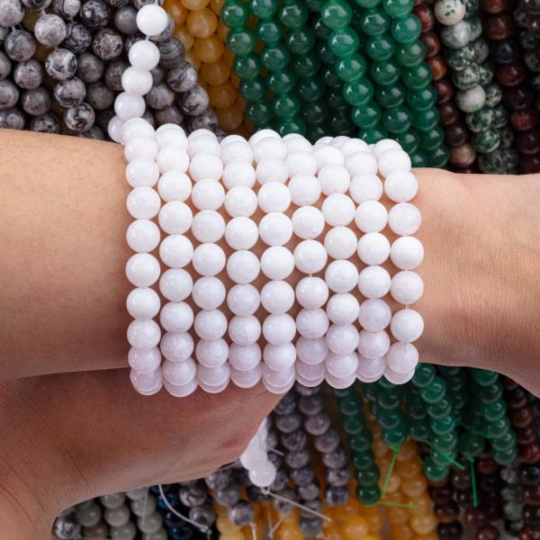 Белый нефритовый полудрагоценный камень натуральный кристаллический драгоценный камень для изготовления ювелирных изделий