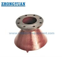 Tipo de JIS F 3020-1985 un tipo redondo succión Marine Pipe Fittings acampanada