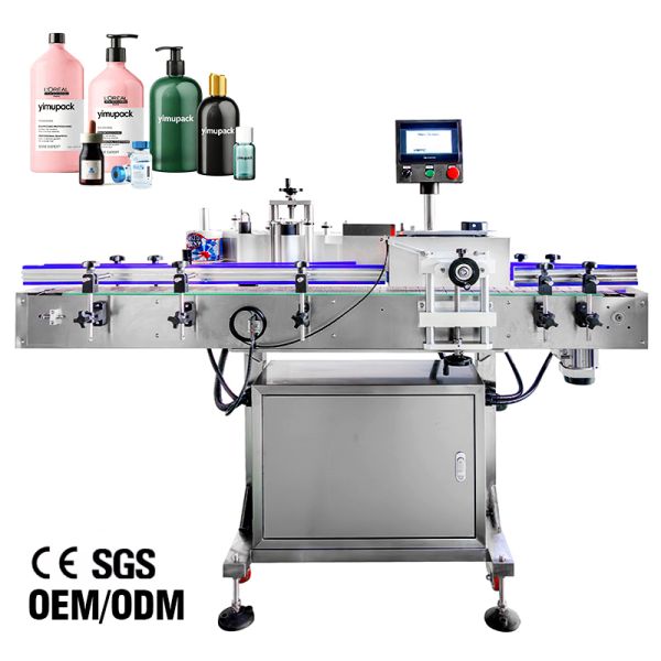 PLC Touchscreen Automatic Round Bottle Labeling Machine Applicator for Honey Jars