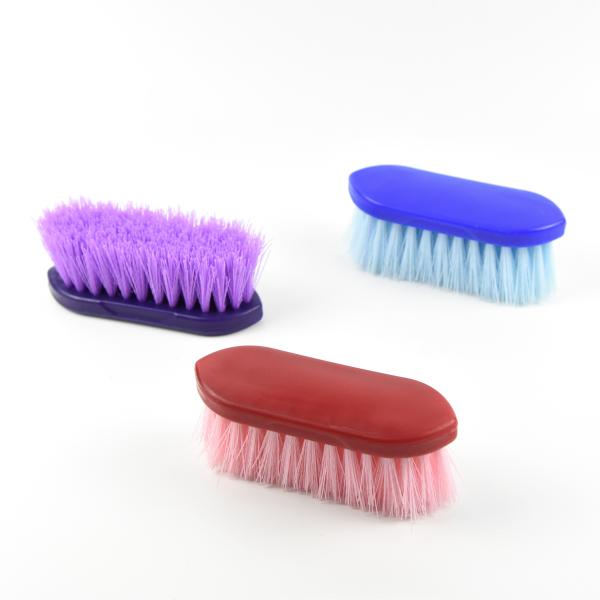 Plastic 6'' horse dandy brush equestrian products for horse grooming