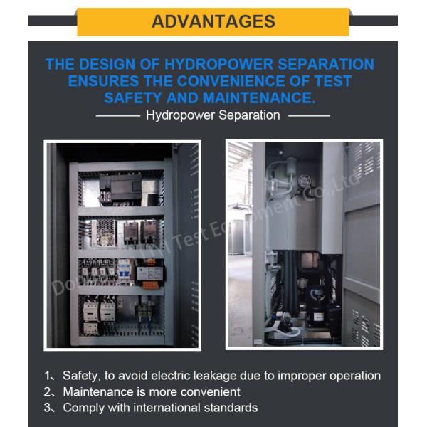 High Efficiently 3 Test Chambers Climatic Thermal Shock Environmental Chamber