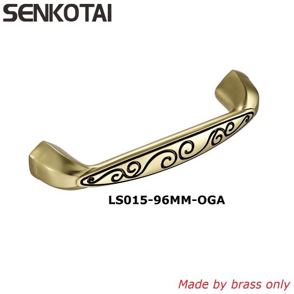 Solid Oil Rubbed Bronze Cabinet Hardware Handle Pull Antique Brass Flower Dresser Wardrobe