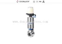 FDA Stainless steel 6 inch pneumatic butterfly valve sanitary grade for fluid control