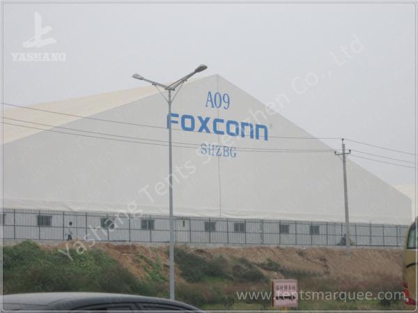 Temporary Industrial Storage Buildings Movable Plant Tent With Functional Container
