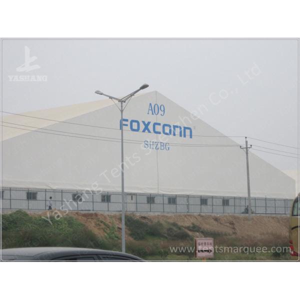 8M Ultra High Professional Outdoor Warehouse Tents , Large Industrial Tent Rental