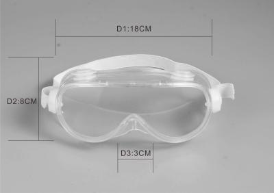 Safe Medical Protective Eyewear Anti Impact Chemical Splash Transparent Medical Goggles